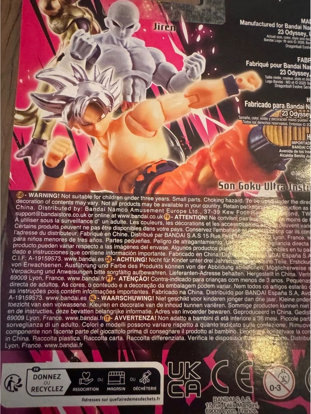 Dragon Ball Super Son Goku Ultra Instinct Action Figure